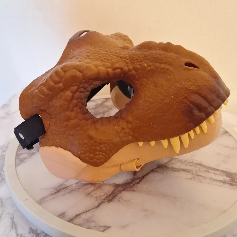 Jurassic World‎ Tyrannosaurus Rex Mask Mattel T-Rex Dinosaur Costume Brown GPH93